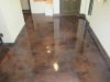 metallic brown garage floor coating
