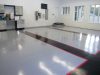 two tone solid color garage floor coating